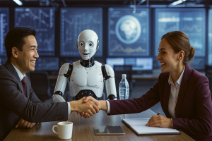 How Humans and AI Collaborate in Recruitment?