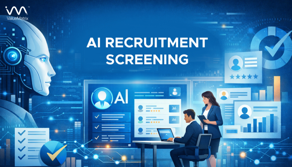 AI recruitment screening banner